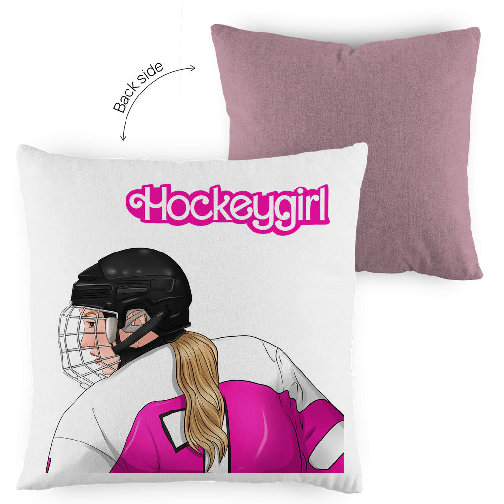 Kopfkissen zweifarbig HOCKEYGIRL