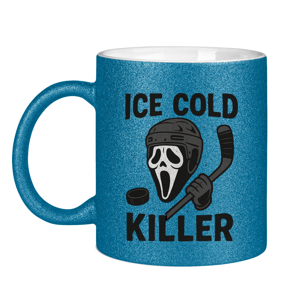 Glitzertasse ICE COLD KILLER