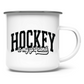 Emaille Tasse HOCKEY IS MY GIRLFRIEND