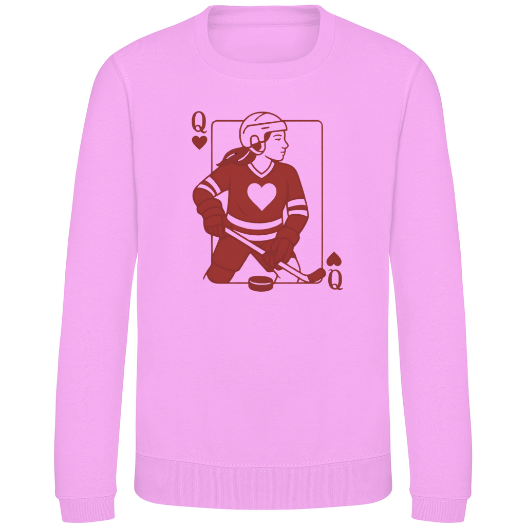 Kids Sweatshirt HOCKEY HERZKÖNIGIN
