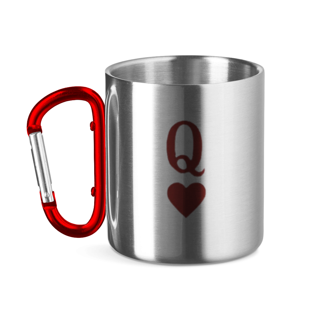 Edelstahltasse HOCKEY HERZKÖNIGIN