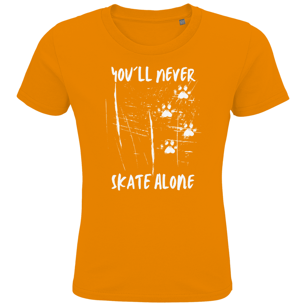 Kids T-Shirt NEVER SKATE ALONE