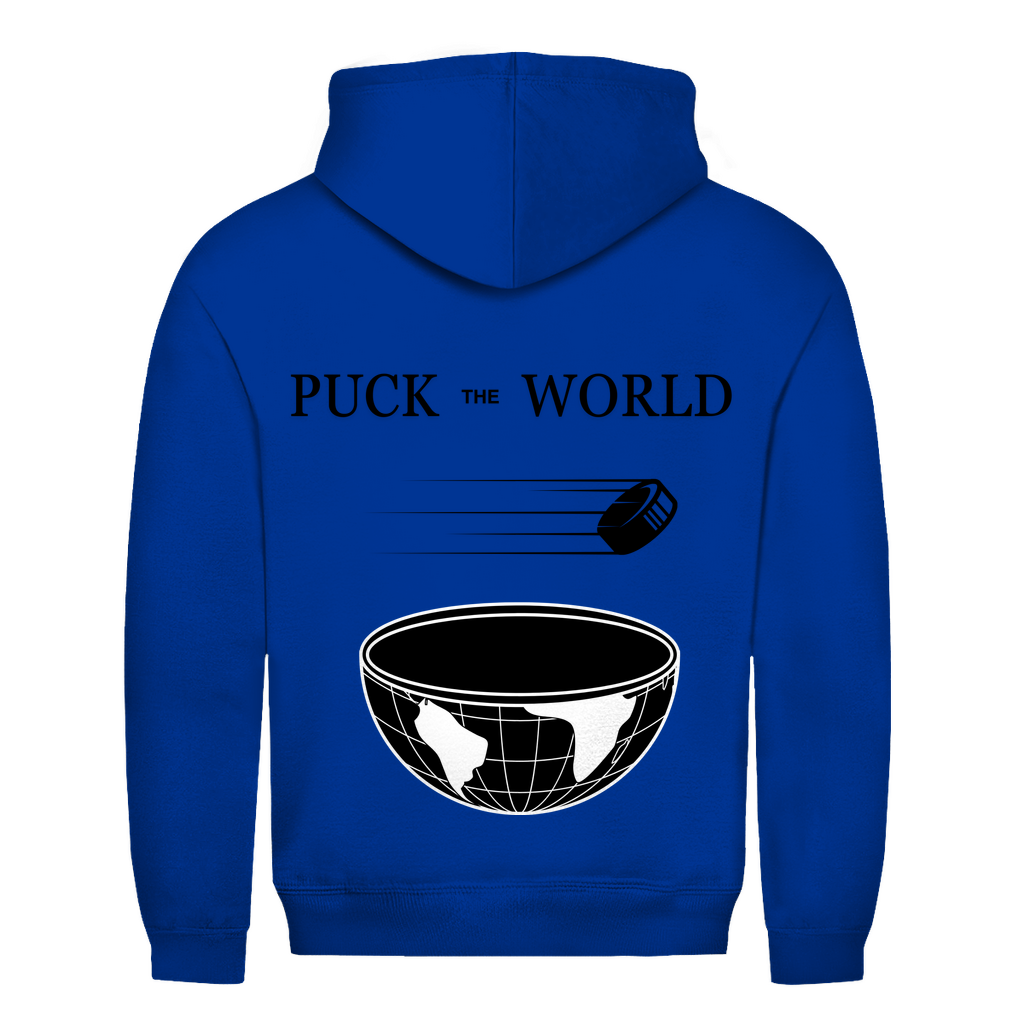 Unisex Hoodie PUCK THE WORLD (front&back)