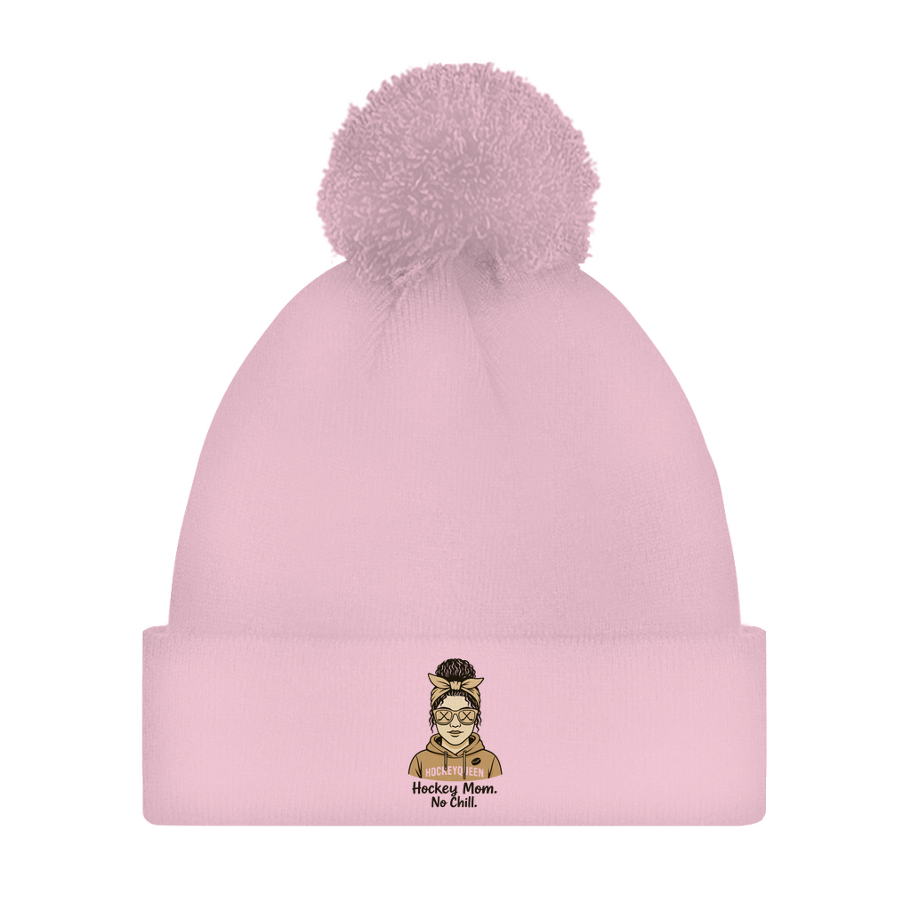 Bommelmütze HOCKEY MOM - NO CHILL