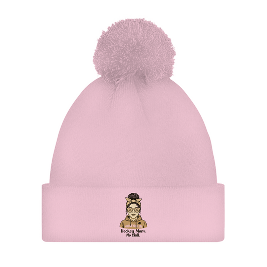 Bommelmütze HOCKEY MOM - NO CHILL