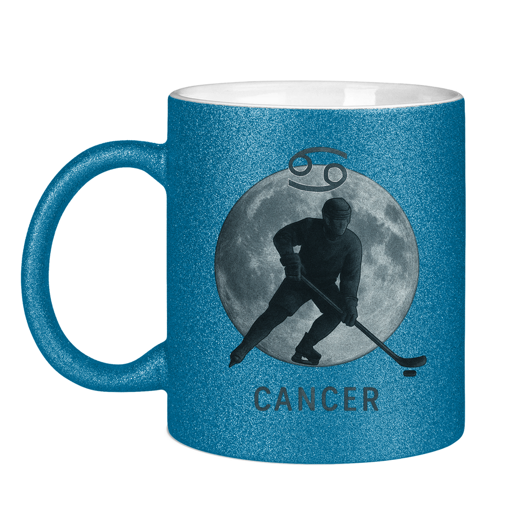 Glitzertasse STERNZEICHEN CANCER / KREBS