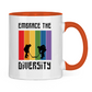 Tasse zweifarbig EMBRACE THE DIVERSITY