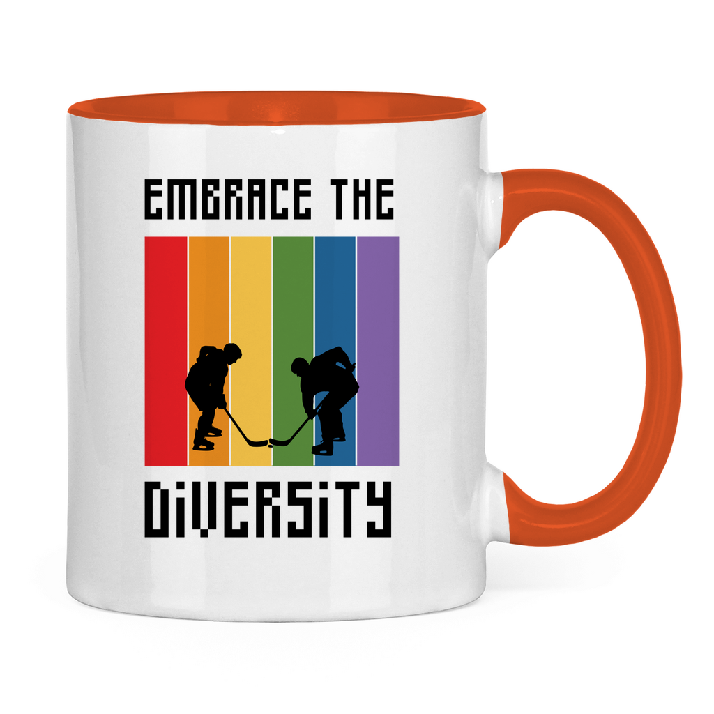 Tasse zweifarbig EMBRACE THE DIVERSITY