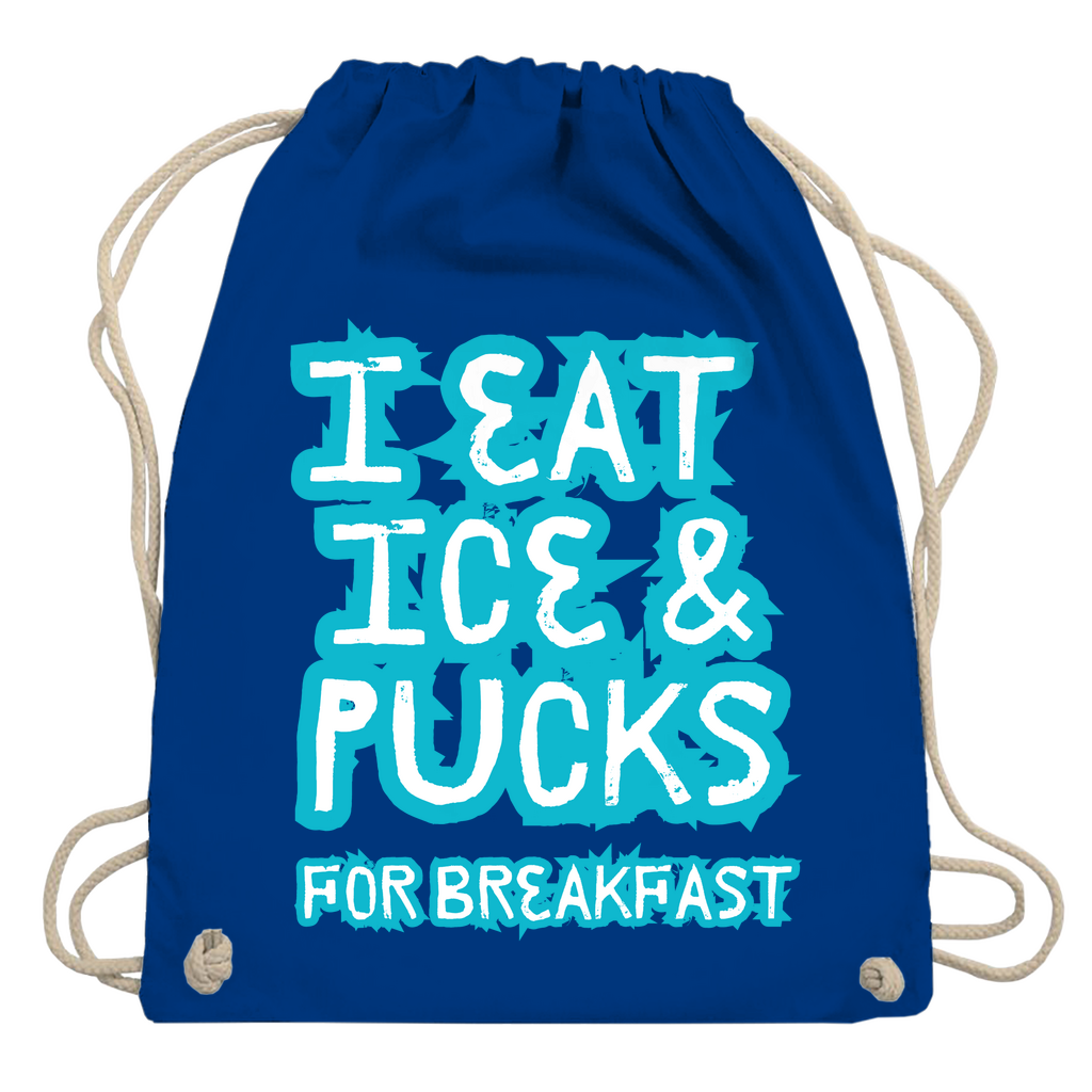 Turnbeutel ICE & PUCKS FOR BREAKFAST