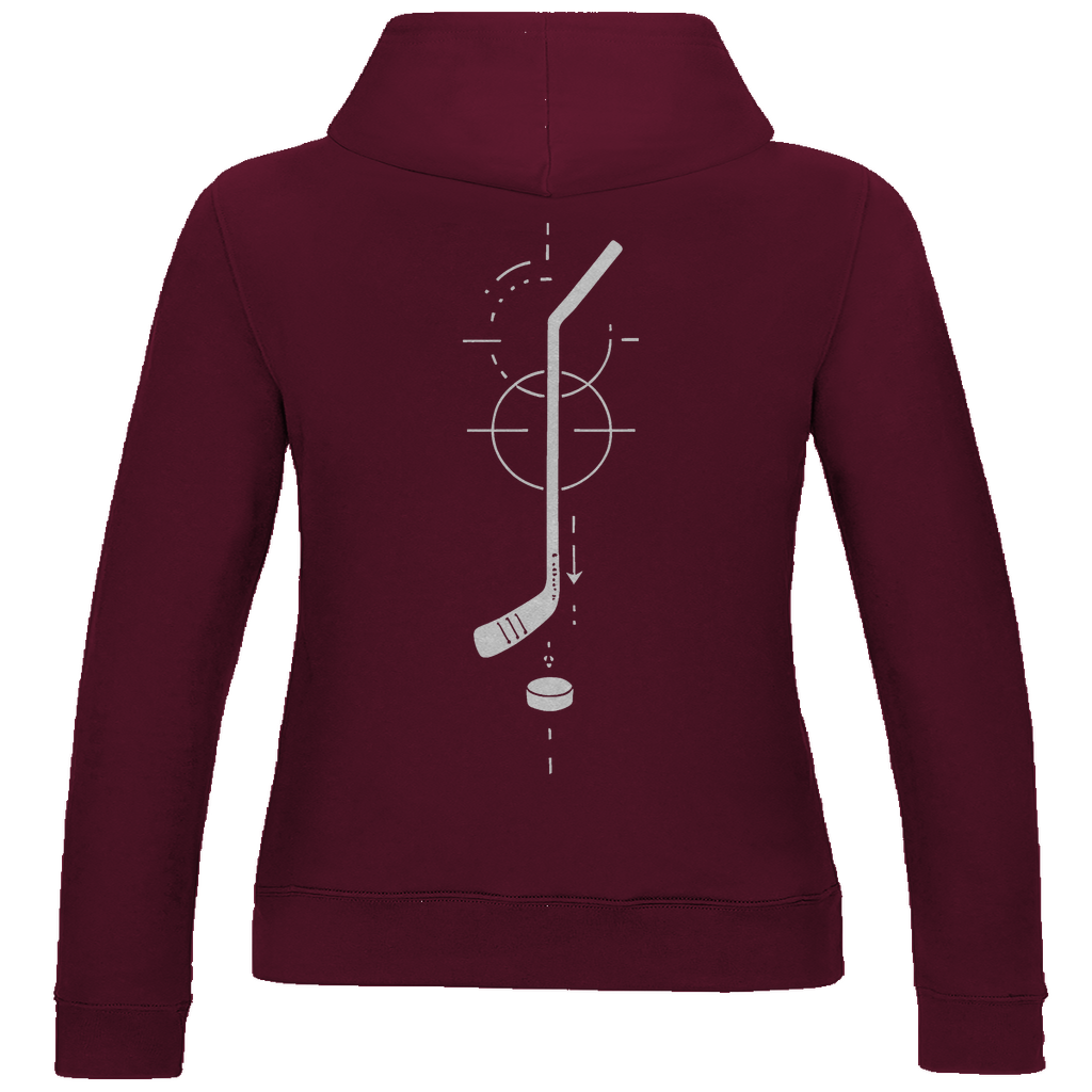 Ladies Hoodie HOCKEYSTICK MODERN (back)