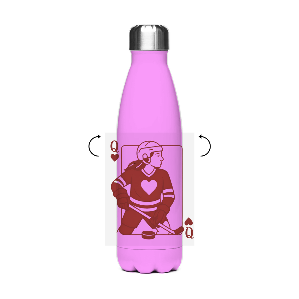 Edelstahl-Thermoflasche HOCKEY HERZKÖNIGIN