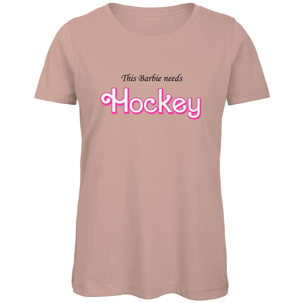 Ladies T-Shirt BARBIE NEEDS HOCKEY