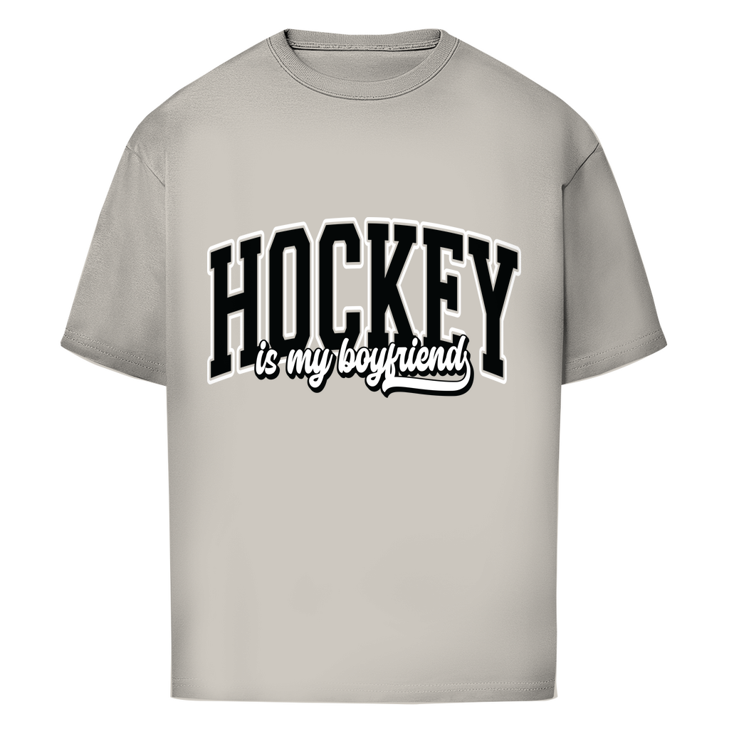 Oversize T-Shirt HOCKEY IS MY BOYFRIEND