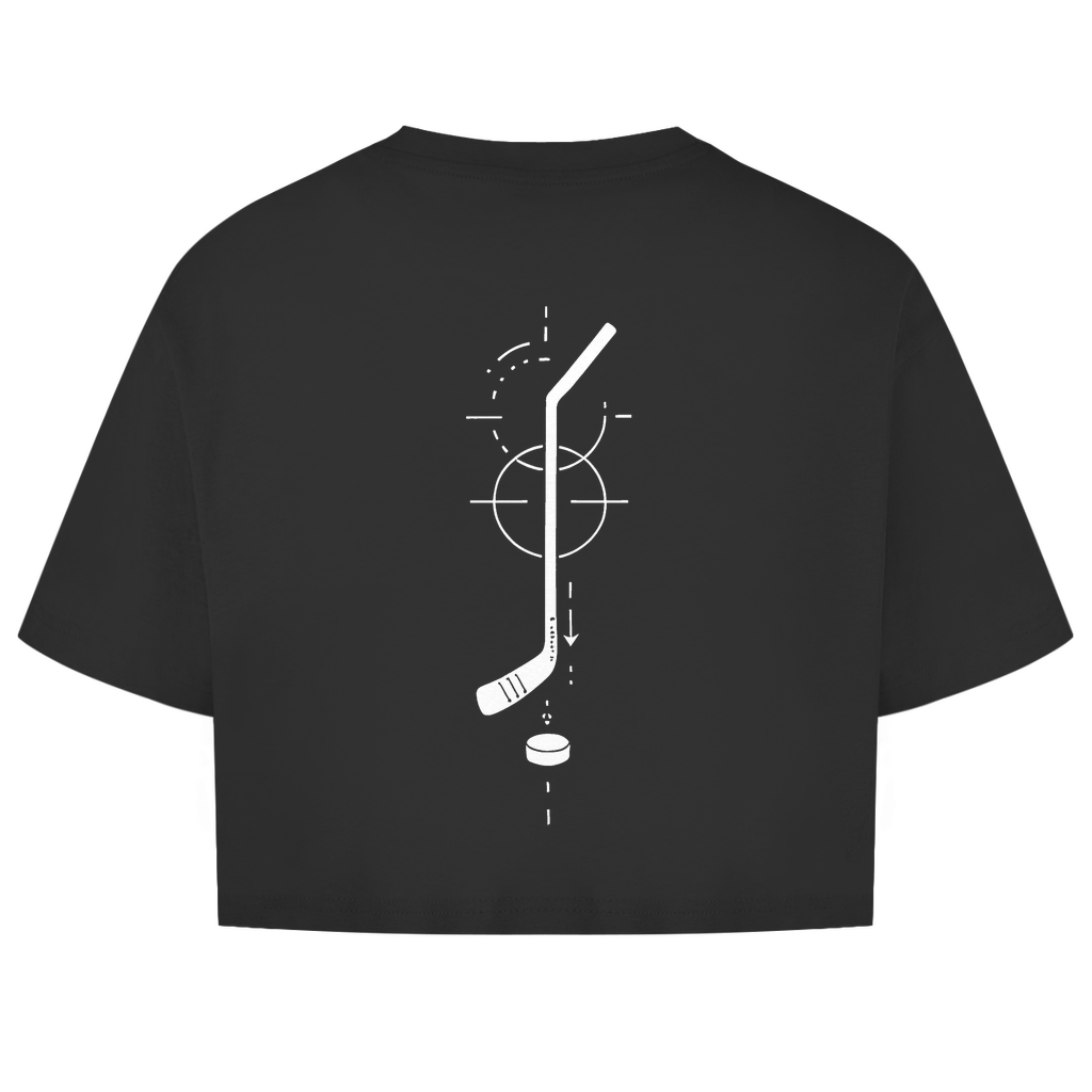 Ladies Crop Top HOCKEYSTICK MODERN (back)