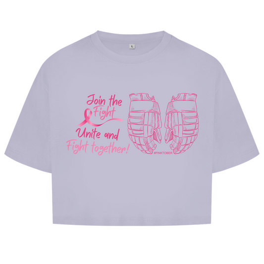 Ladies Crop Top PINKTOBER FIGHT