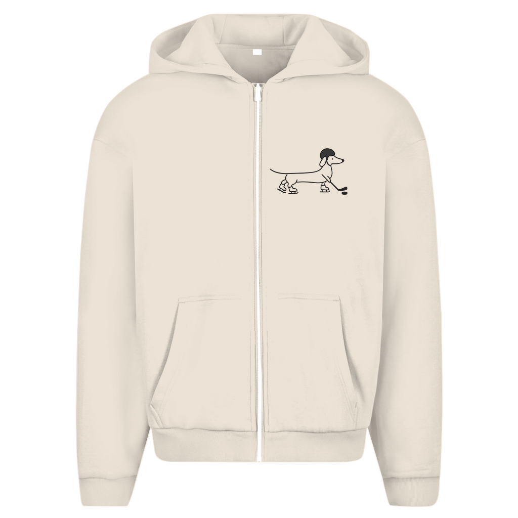 Oversize Zipper HOCKEY DACKEL