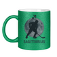 Glitzertasse STERNZEICHEN SAGITTARIUS / SCHÜTZE
