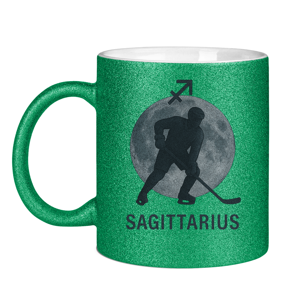 Glitzertasse STERNZEICHEN SAGITTARIUS / SCHÜTZE