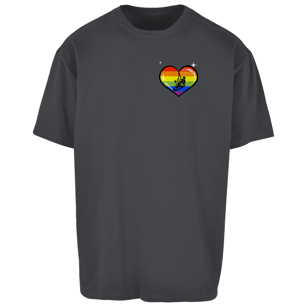 Oversize T-Shirt RAINBOW SKATE HEART