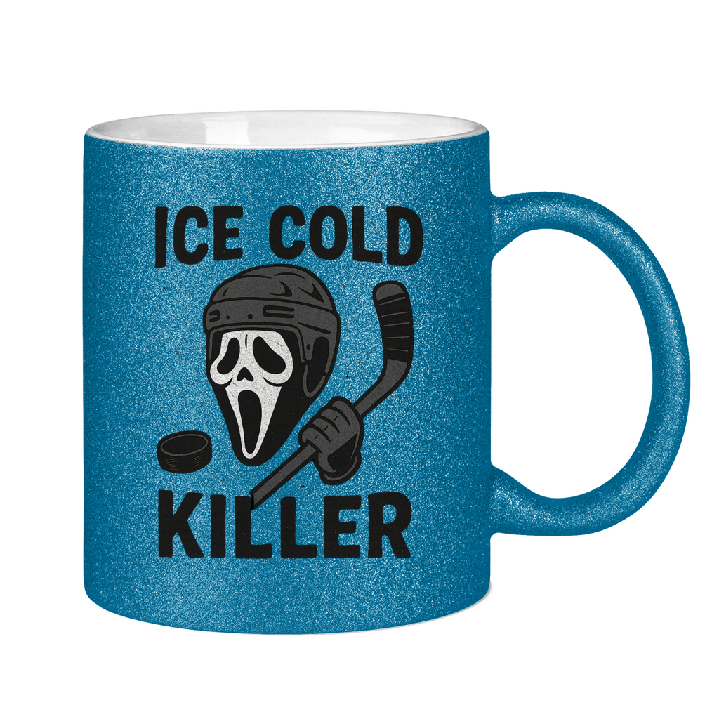 Glitzertasse ICE COLD KILLER