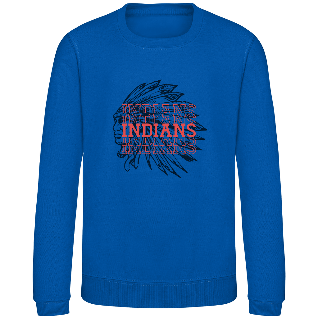 Kids Sweatshirt INDIANS HEAD