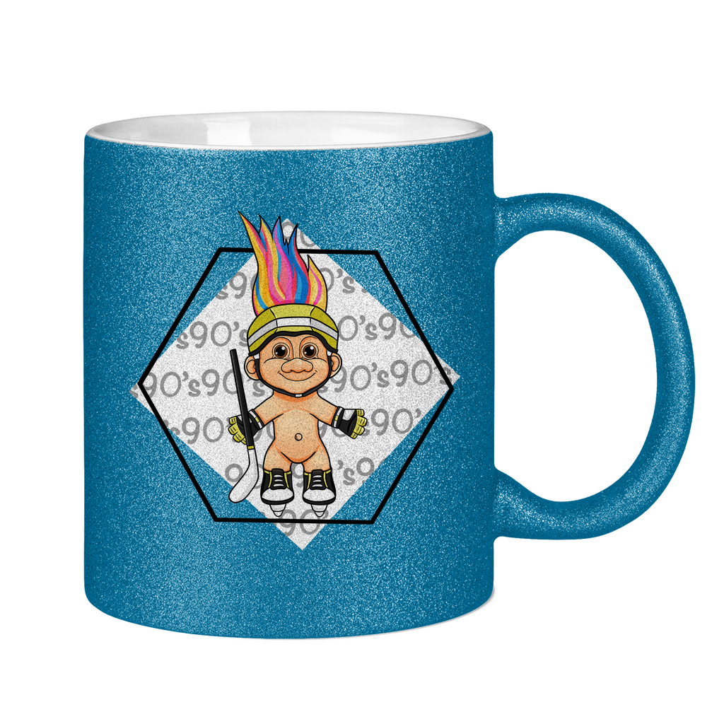 Glitzertasse HOCKEYTROLL