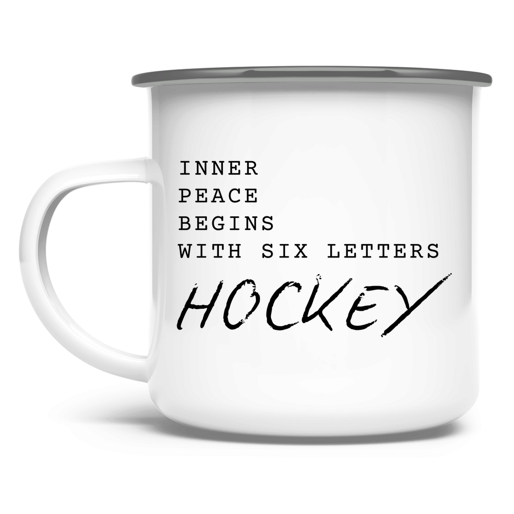 Emaille Tasse INNER PEACE