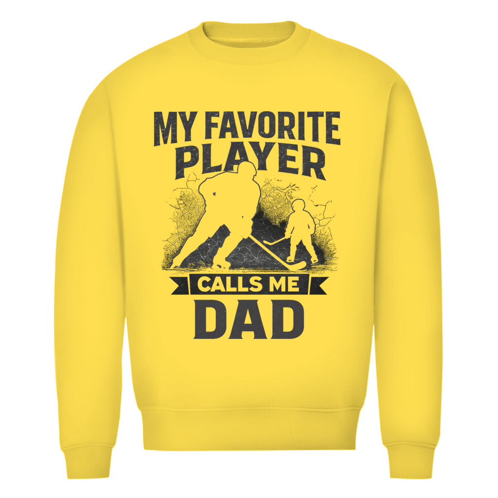 Unisex Sweatshirt HOCKEYDAD FAVORITE PLAYER