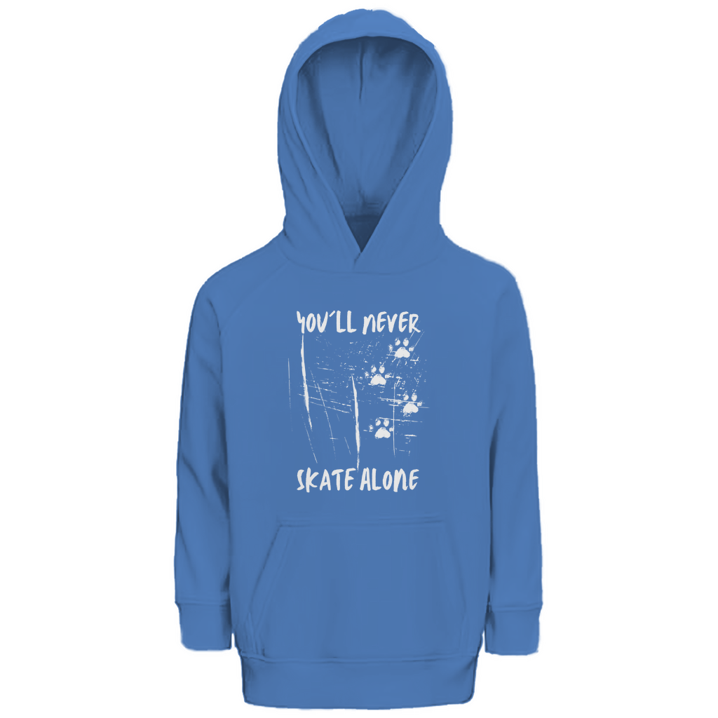 Kids Hoodie NEVER SKATE ALONE