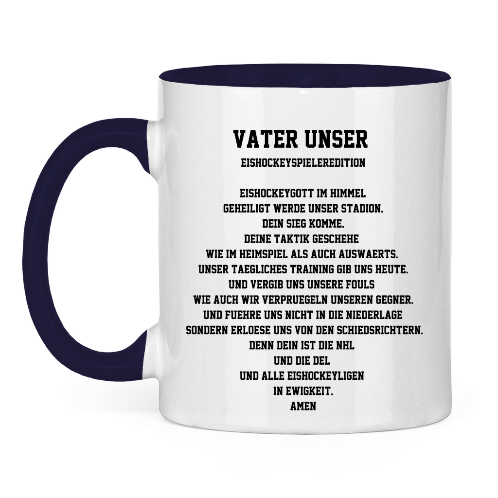 Tasse zweifarbig VATER UNSER SPIELER