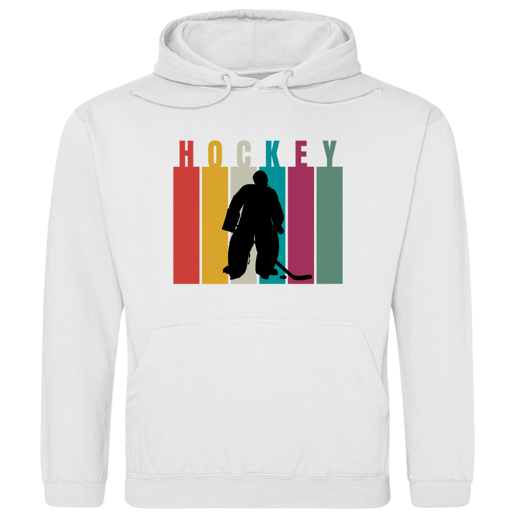 Unisex Hoodie COLOURFUL HOCKEY GOALIE