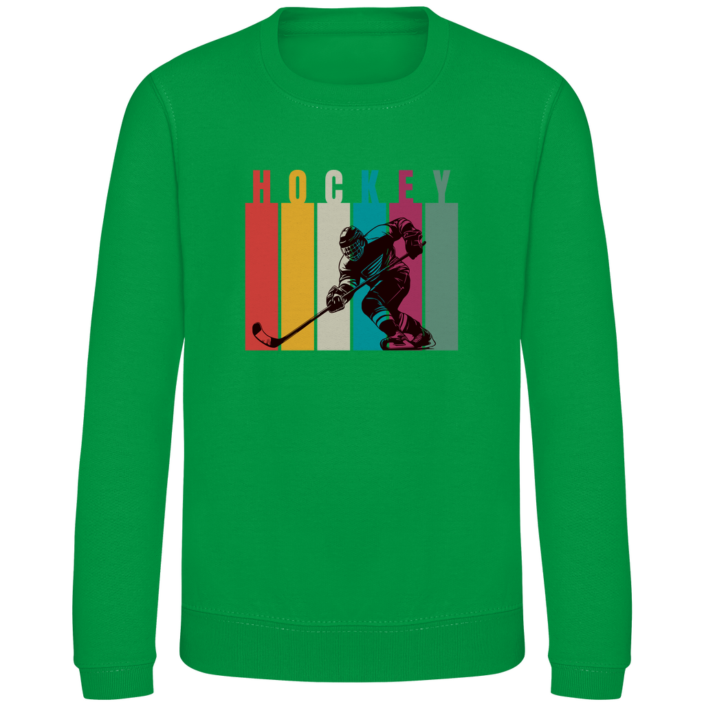 Kids Sweatshirt COLOURFUL HOCKEYPLAYER