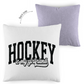 Kopfkissen zweifarbig HOCKEY IS MY GIRLFRIEND