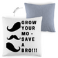 Kopfkissen zweifarbig GROW YOUR MO