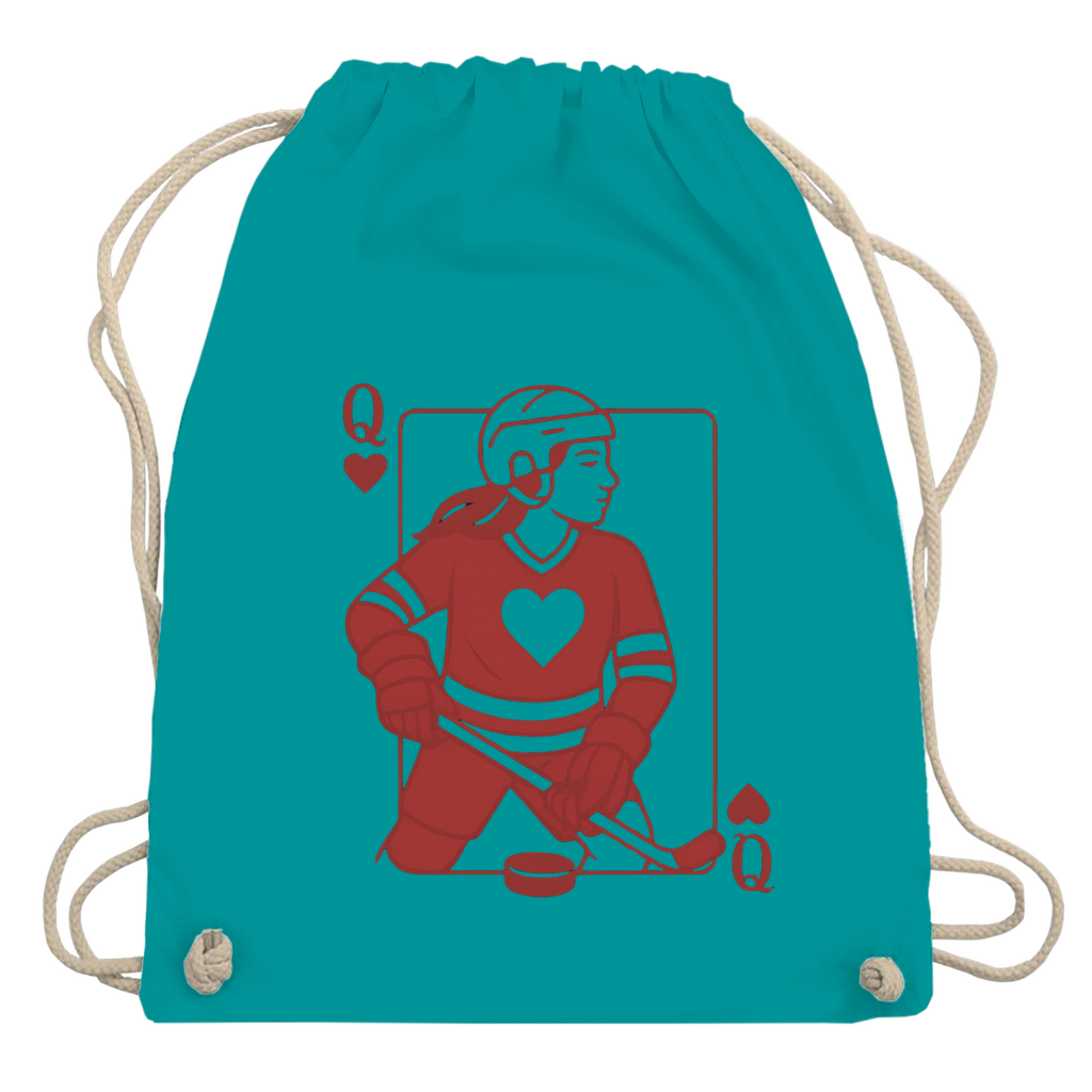 Turnbeutel HOCKEY HERZKÖNIGIN