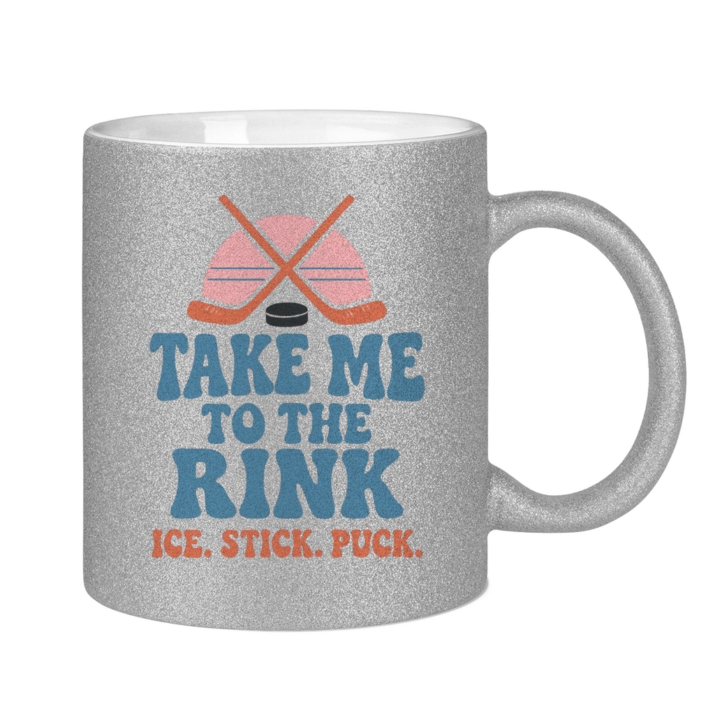 Glitzertasse TAKE ME TO THE RINK