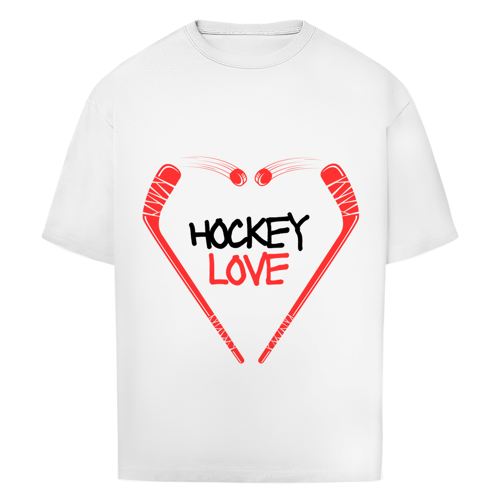 Oversize T-Shirt HOCKEYLOVE STICKHEART