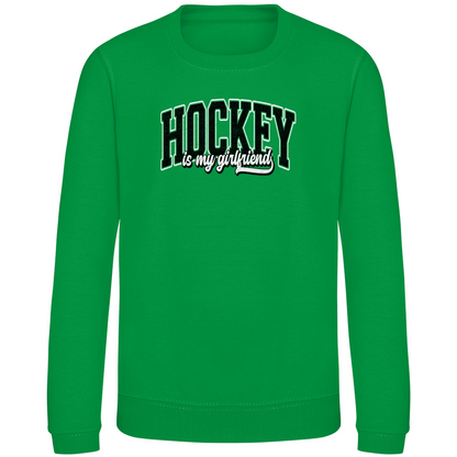 Kids Sweatshirt HOCKEY IS MY GIRLFRIEND