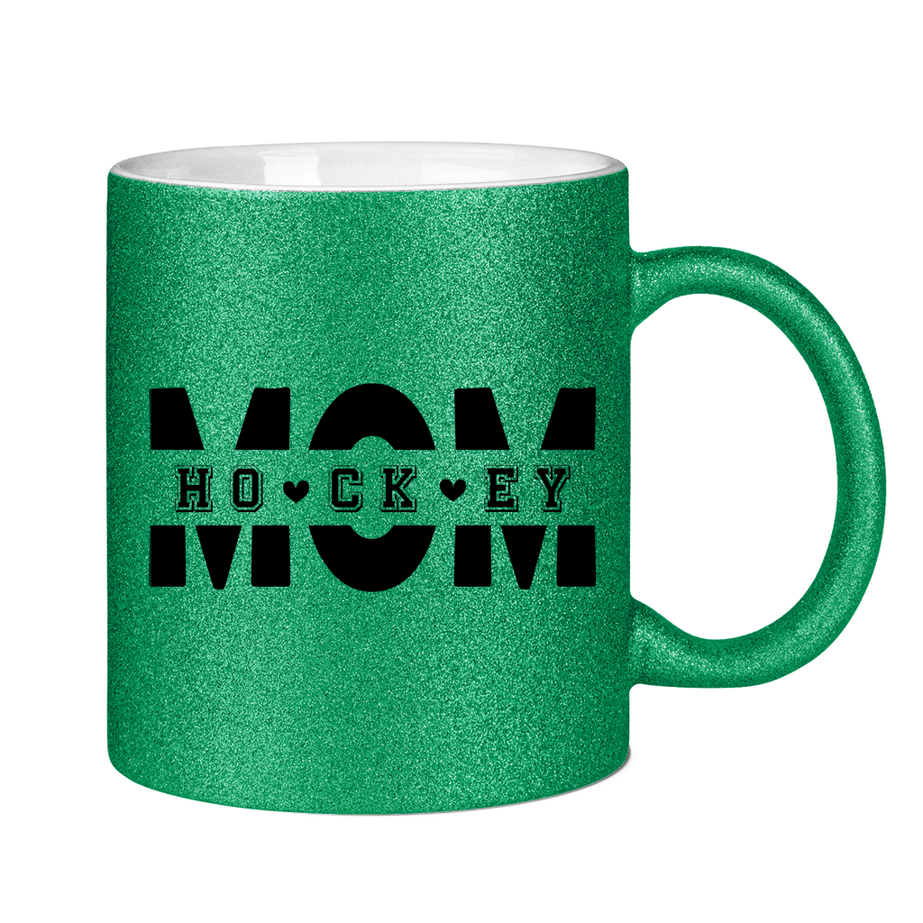 Glitzertasse HOCKEYMOM