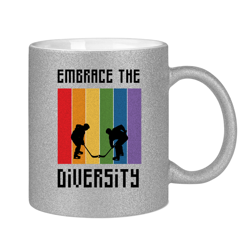 Glitzertasse EMBRACE THE DIVERSITY