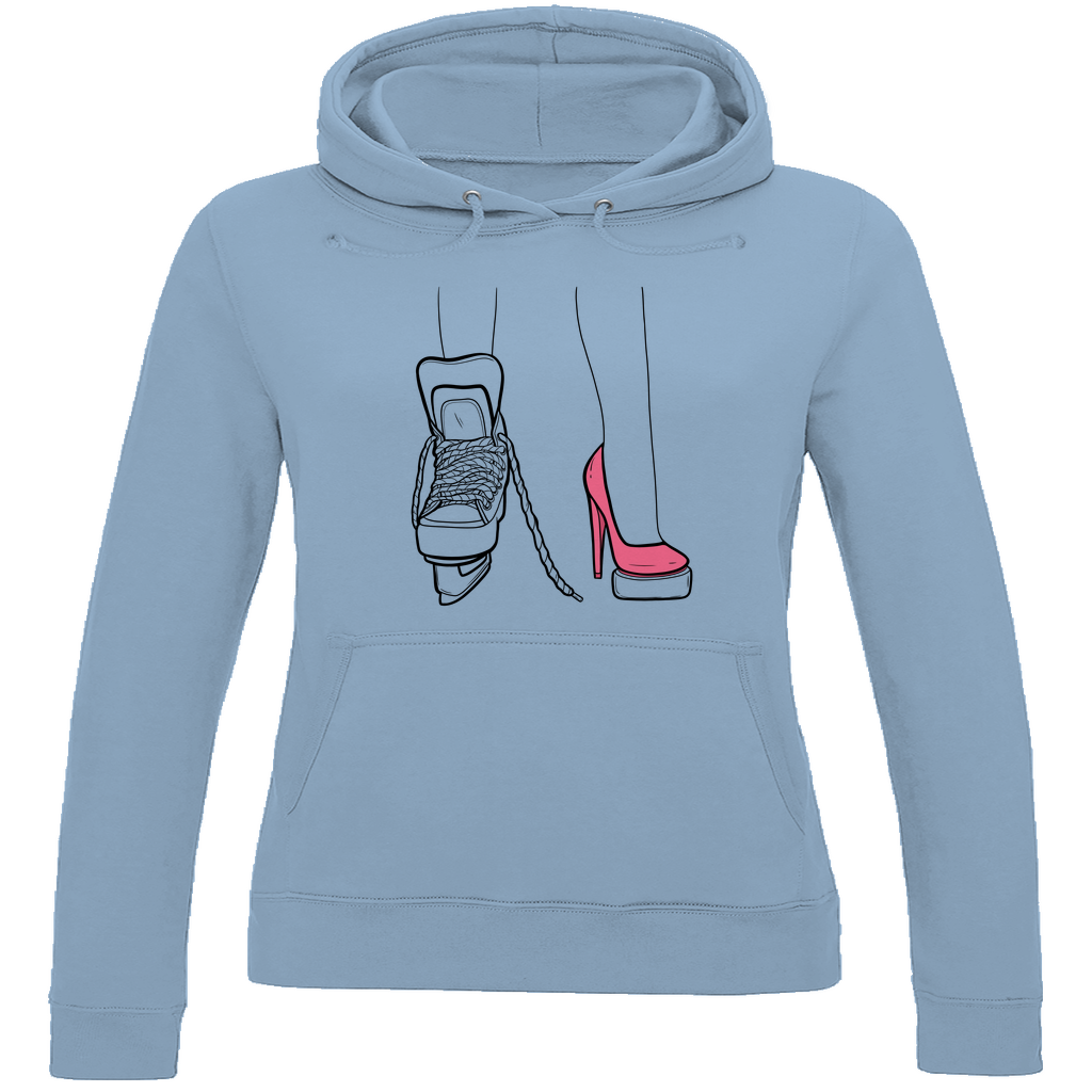 Ladies Hoodie SKATES & HEELS