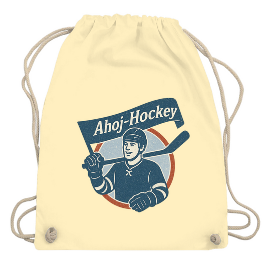 Turnbeutel AHOJ-HOCKEY VINTAGE