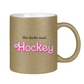 Glitzertasse BARBIE NEEDS HOCKEY