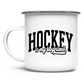 Emaille Tasse HOCKEY IS MY BOYFRIEND