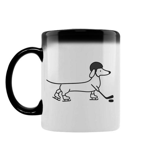 Zaubertasse HOCKEY DACKEL