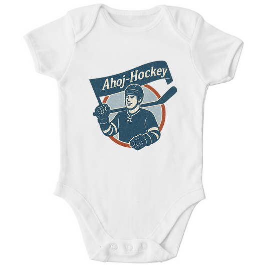 Babybody AHOJ-HOCKEY VINTAGE