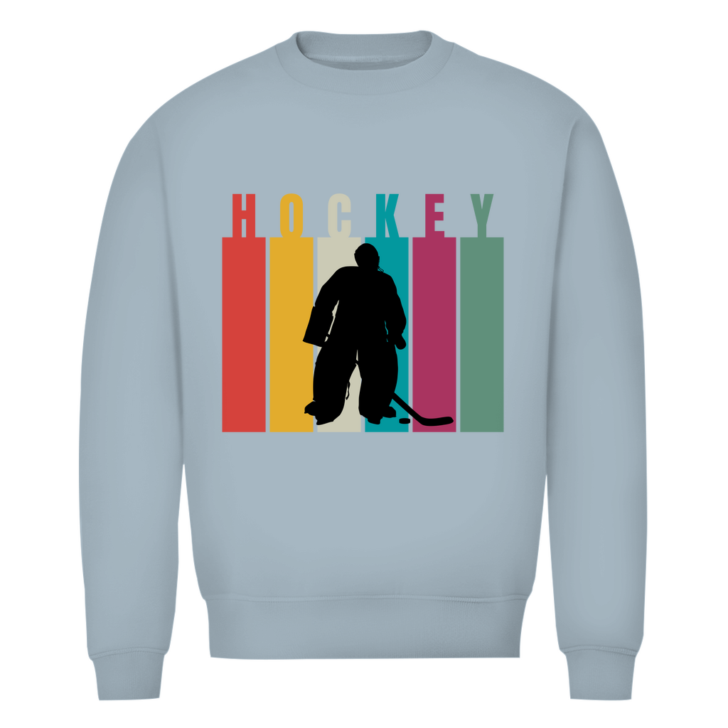 Unisex Sweatshirt COLOURFUL HOCKEY GOALIE