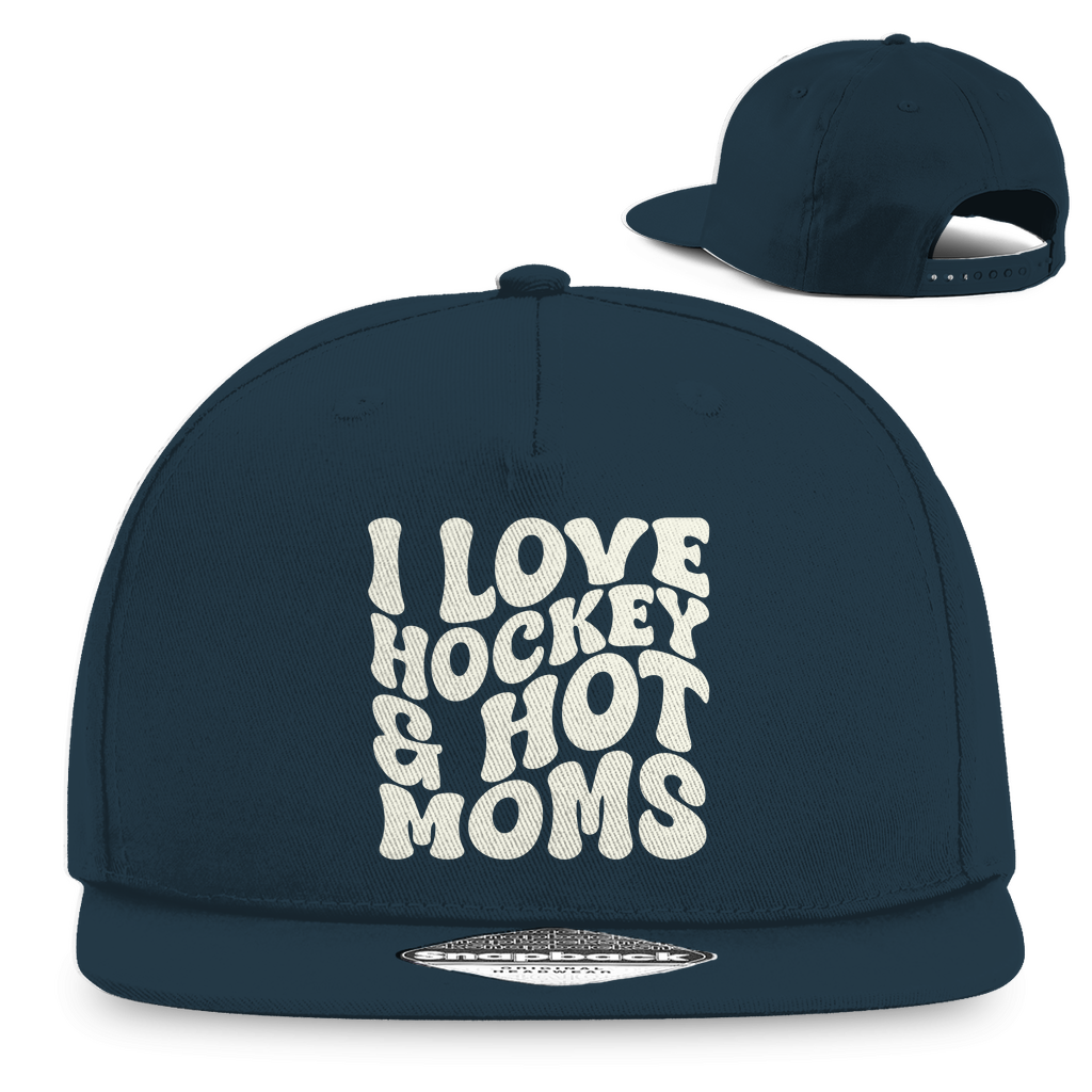 Snapback I LOVE HOCKEY & HOT MOMS