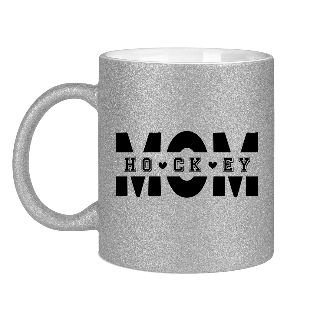 Glitzertasse HOCKEYMOM