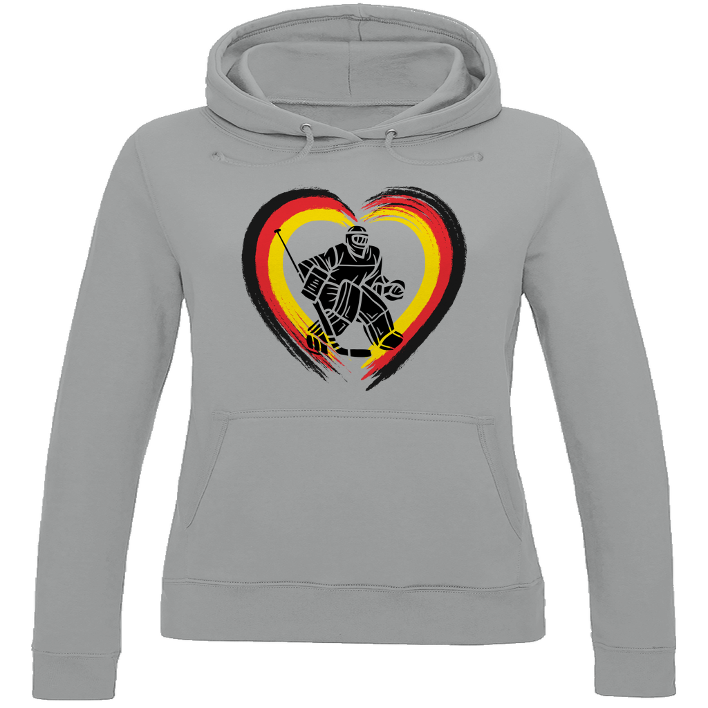 Ladies Hoodie HEART GERMANY GOALIE